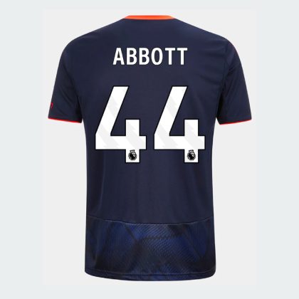 Nottingham Forest Third ABBOTT 44 Third Jersey 25-26