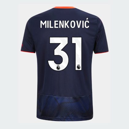 Nottingham Forest Third MILENKOVIĆ 31 Third Jersey 25-26